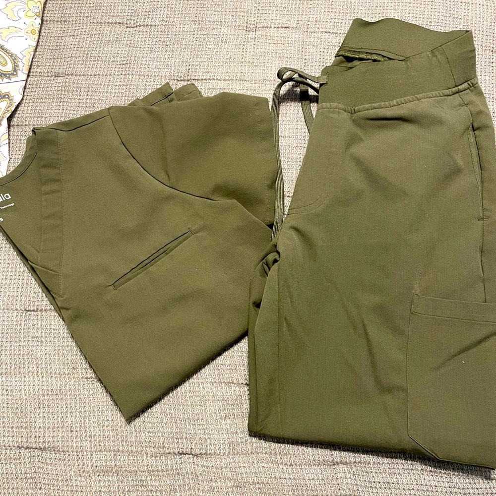 Olive Green scrubs
